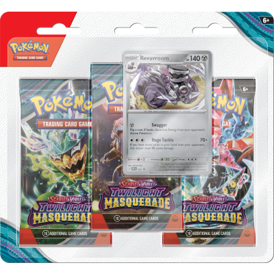 Pokémon TCG: SV06 Twilight Masquerade - 3 Blister Booster