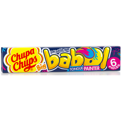 Chupa Chups Žvýkačka Big Babol Tongue Painter 6x20x27,6g