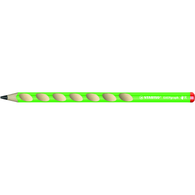 Ergonomická grafitová tužka pro praváky - STABILO EASYgraph zelená - 1 ks - Stupeň tvrdosti HB