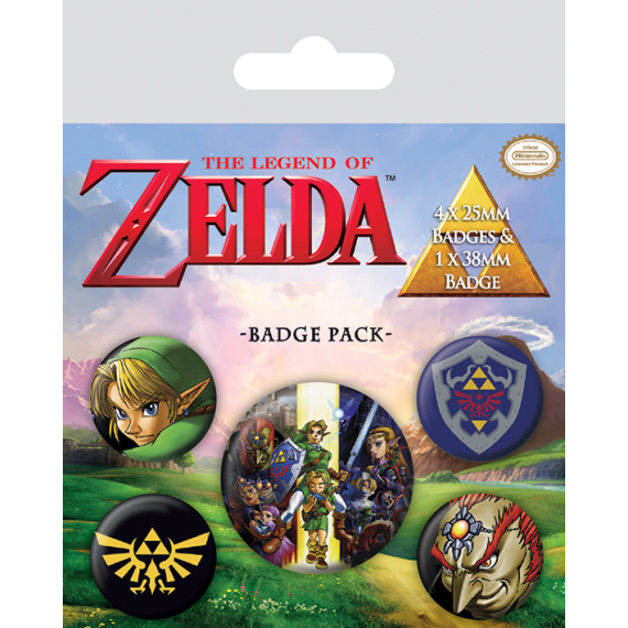 Set odznaků Zelda                    