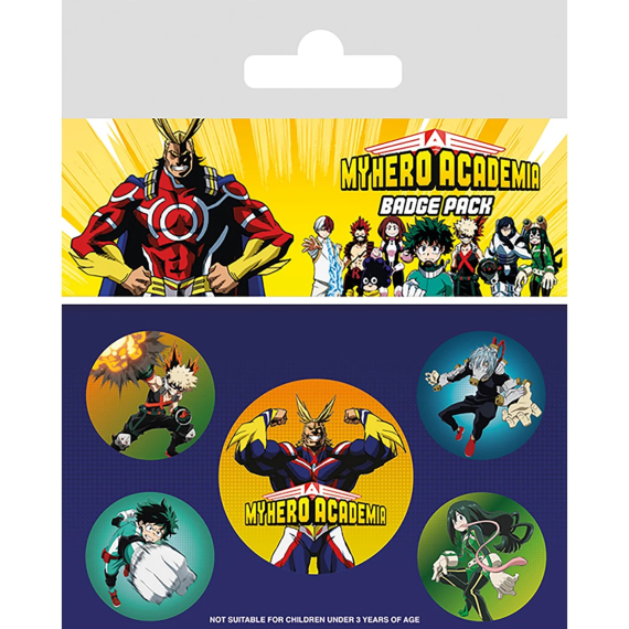 Set odznaků My Hero Academia                    