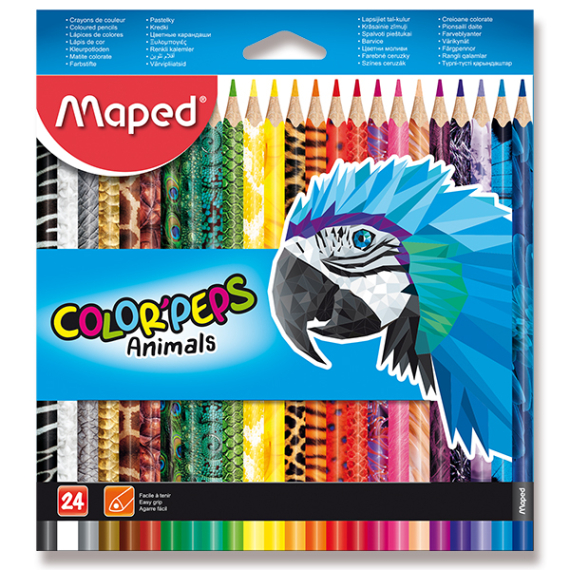 Color’Peps Animals, pastelky 24 barev                    