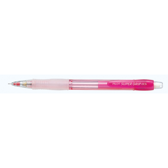 PILOT Super Grip Neon, mikrotužka 0,5 mm červená                    