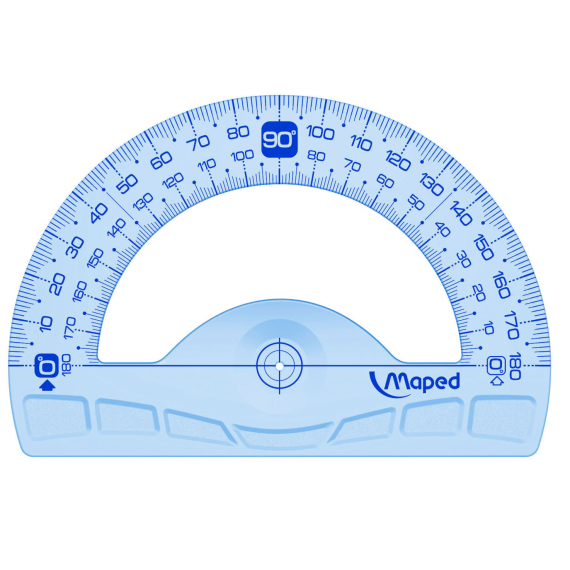 Úhloměr Maped Graphic 180°,12cm                    