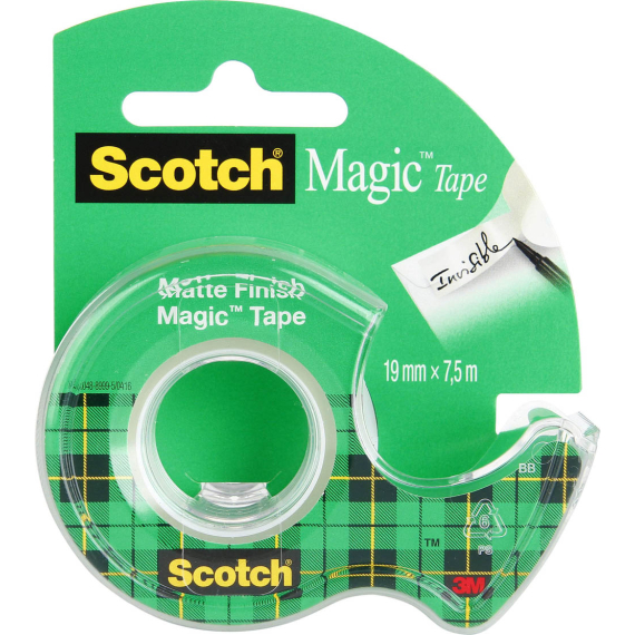 Lepicí páska Scotch Magic s odvíječem - 19 mm x 7,5 m                    