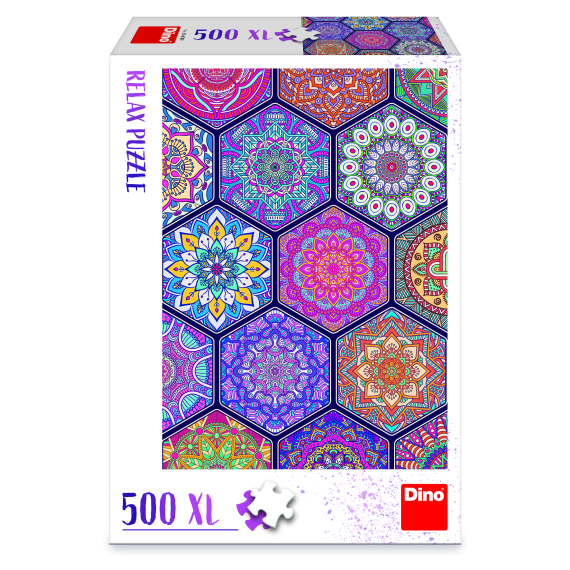 Puzzle Mandaly 500 dílků XL relax                    