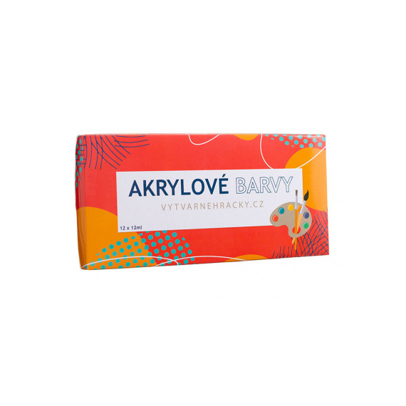 Akrylové barvy 12x12ml                    