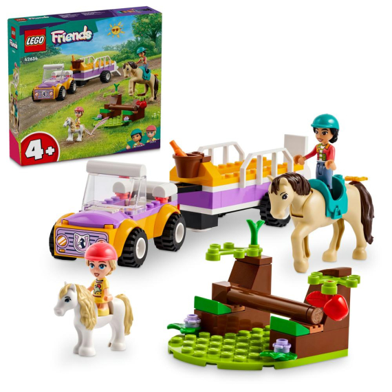 LEGO® Friends 42634 Přívěs s koněm a poníkem                    