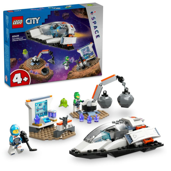 LEGO® City 60429 Vesmírná loď a objev asteroidu                    