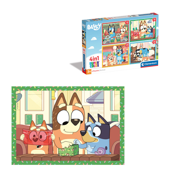 Puzzle 4in1 Bluey                    