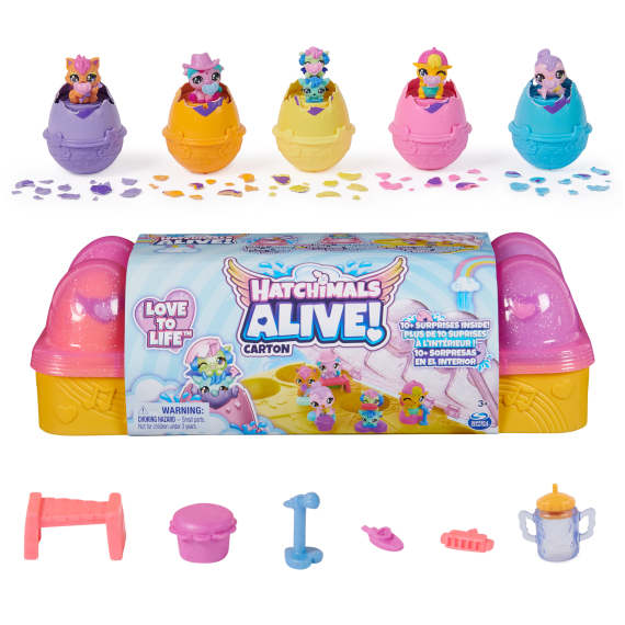 Hatchimals líhnoucí se zvířátka ve vodě karton                    