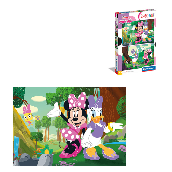 Puzzle 2x60 dílků Disney Minnie                    