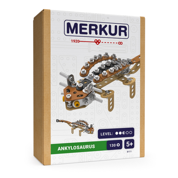 Merkur Dino - Ankylosaurus, 130 dílků                    