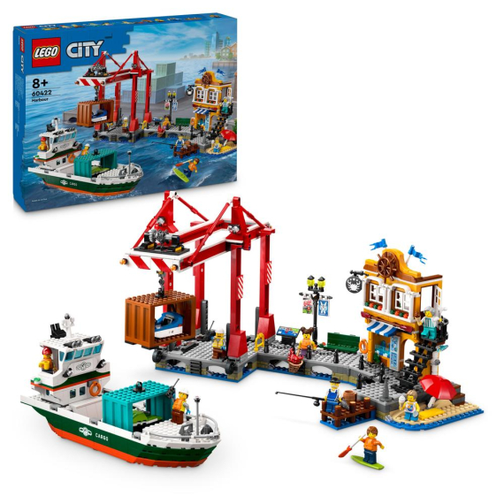 LEGO® City 60422 Přístav s nákladní lodí                    