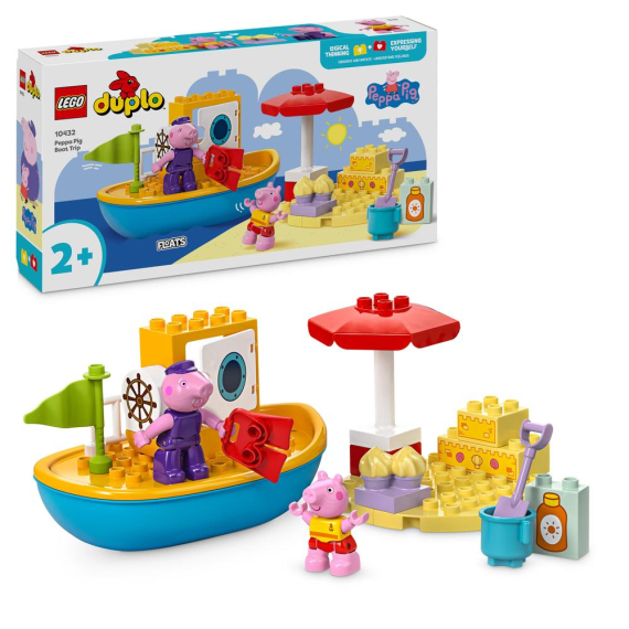 LEGO® DUPLO® 10432 Prasátko Peppa a výlet na loďce                    