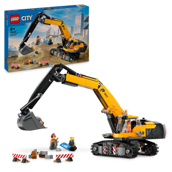 LEGO® City 60420 Žlutý bagr                    