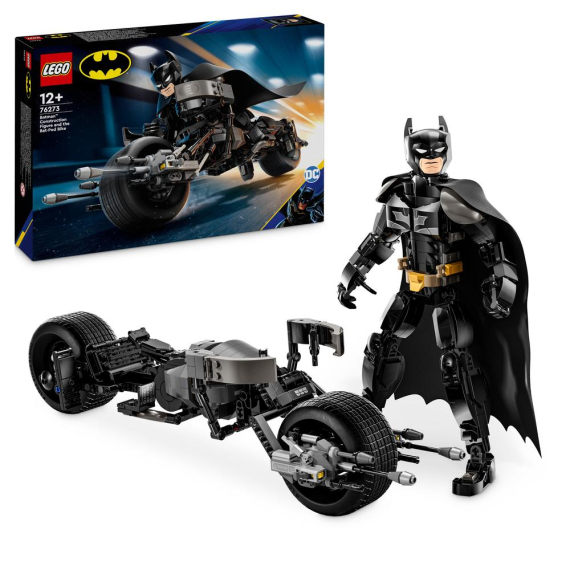 LEGO® DC Batman™ 76273 Sestavitelná figurka: Batman™ a motorka Bat-Pod                    