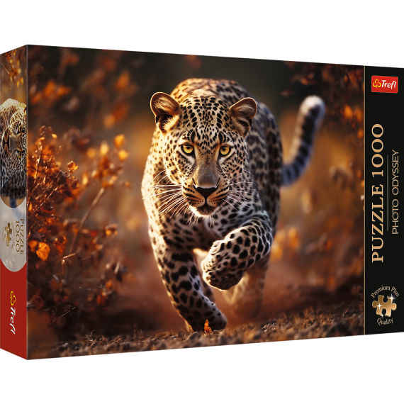 Puzzle Leopard 1000 dílků Puzzles Premium Plus                    