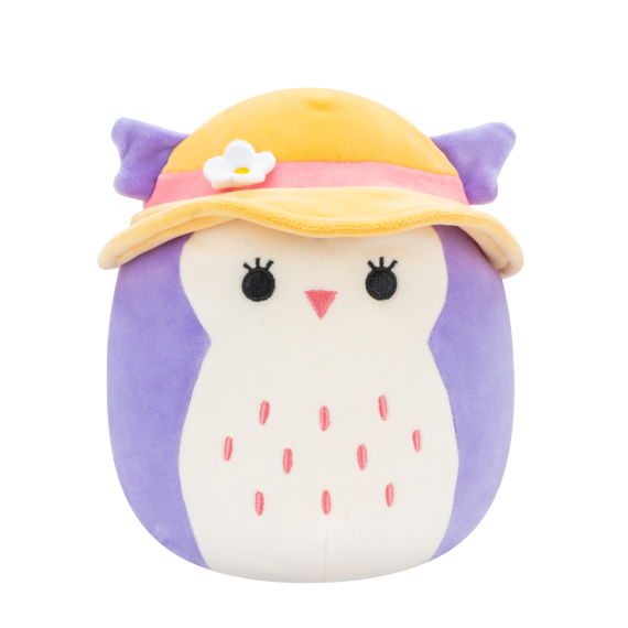 Plyšový mazlíček Squishmallows Sova s kloboukem - Holly                    