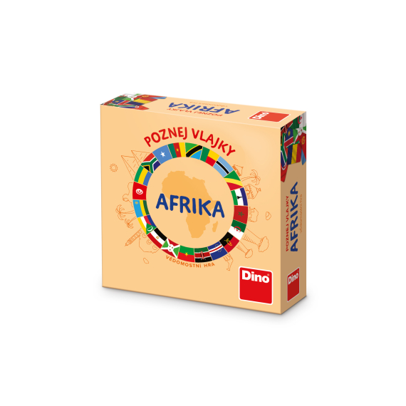 Cestovní hra Poznej vlajky Afrika                     