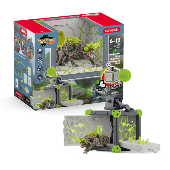 Schleich Aréna BattleCave kamenného chameleona                    