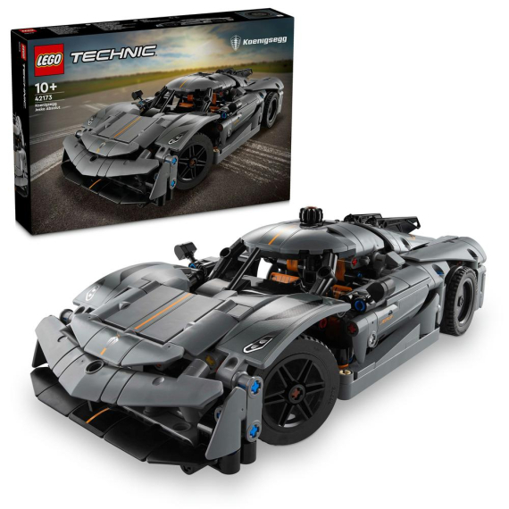 LEGO® Technic 42173 Šedé hyperauto Koenigsegg Jesko Absolut                    