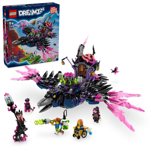 LEGO® DREAMZzz™ 71478 Nikdyčarodějnice a její Půlnoční krkavec                    