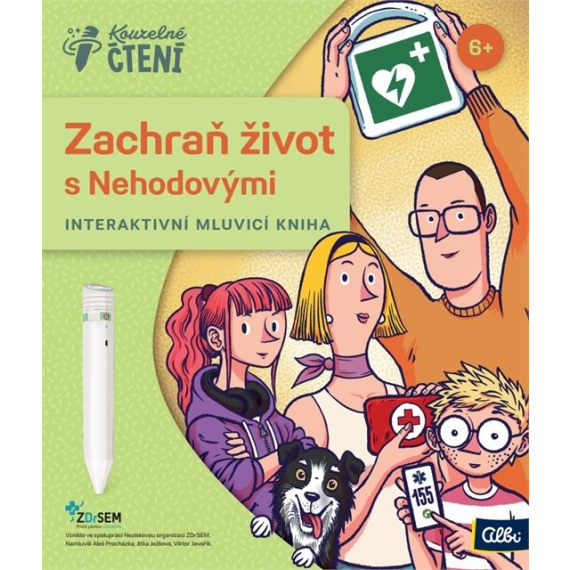 Kouzelné čtení kniha Zachraň život s Nehodovými                    