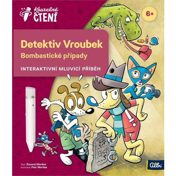 Kouzelné čtení kniha Detektiv Vroubek                    