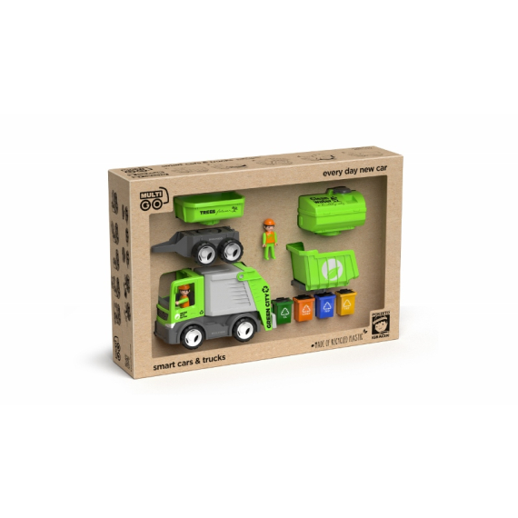 MultiGO City ECO  set - figurky Igráčků s auty                    