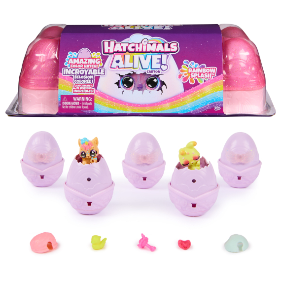 Hatchimals líhnoucí se zvířátka ve vodě karton                    