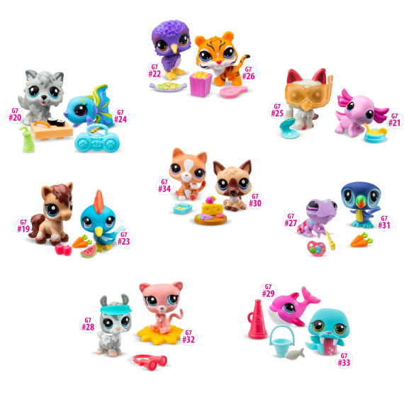 Littlest Pet Shop 2 zvířátka                    