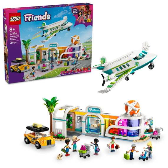 LEGO® Friends 42656 Letiště a letadlo v městečku Heartlake                    