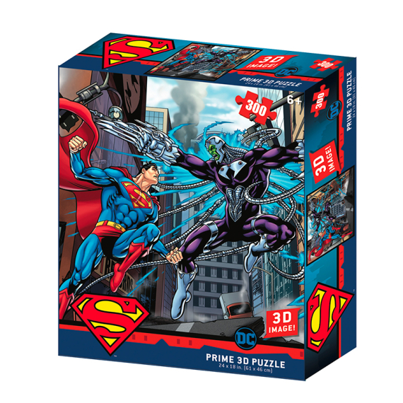 Puzzle 3D Superman vs Electro 300 dílků                    