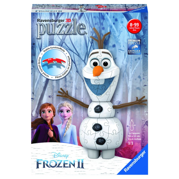 Puzzle Ledové království 2 Olaf 3D                    